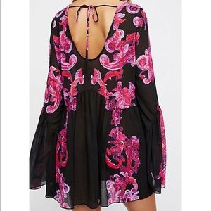 Free people bell sleeved swing dress